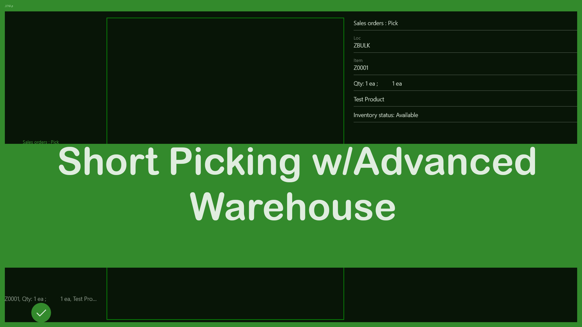Read more about the article Short Picking with Advanced Warehouse