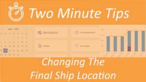 Read more about the article Changing the Final or Staging location on a Shipment in Dynamics 365 Supply Chain Management