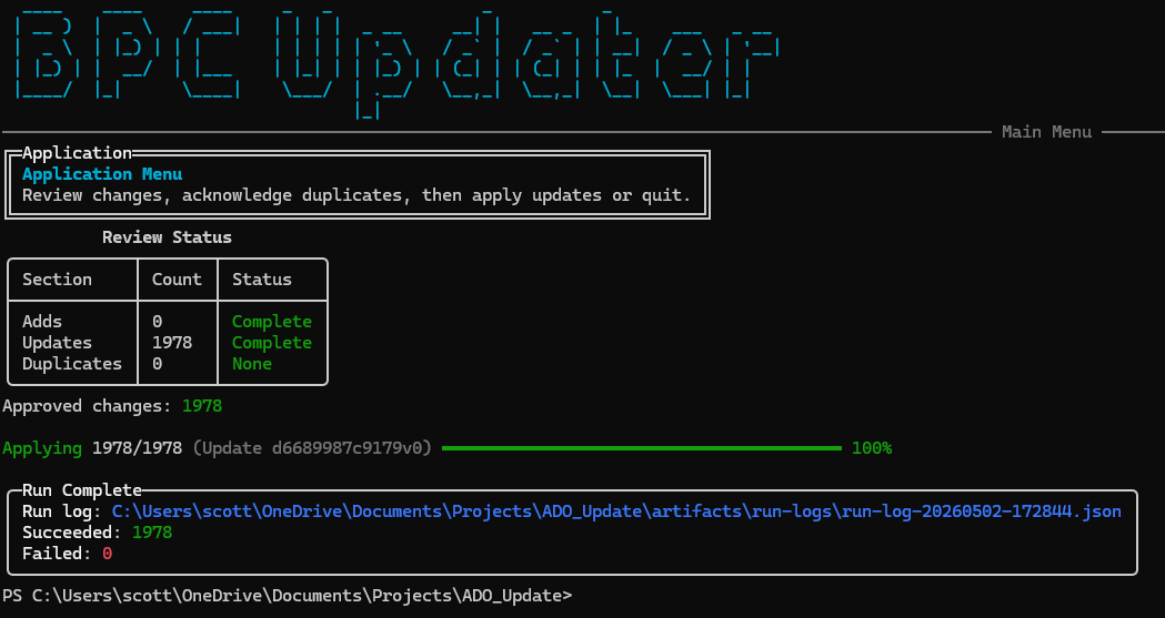From Manual Rework to Repeatable Updates: Keeping the Business Process Catalog in Sync with Azure DevOps 